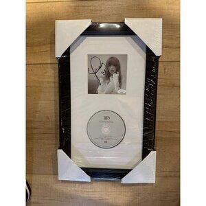 Taylor Swift signed autographed TTPD CD Insert Framed JSA